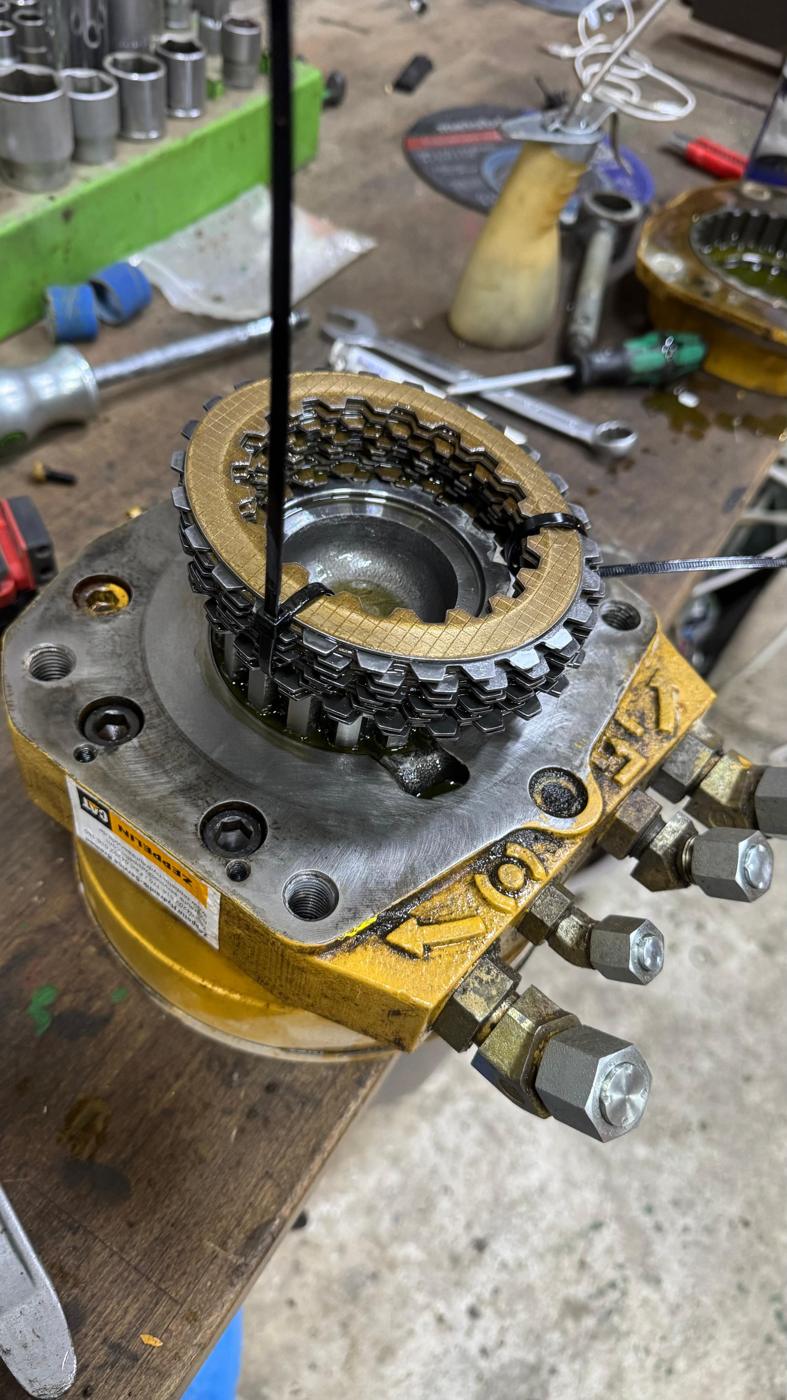 Lamellenpaket eines Hydraulikmotors